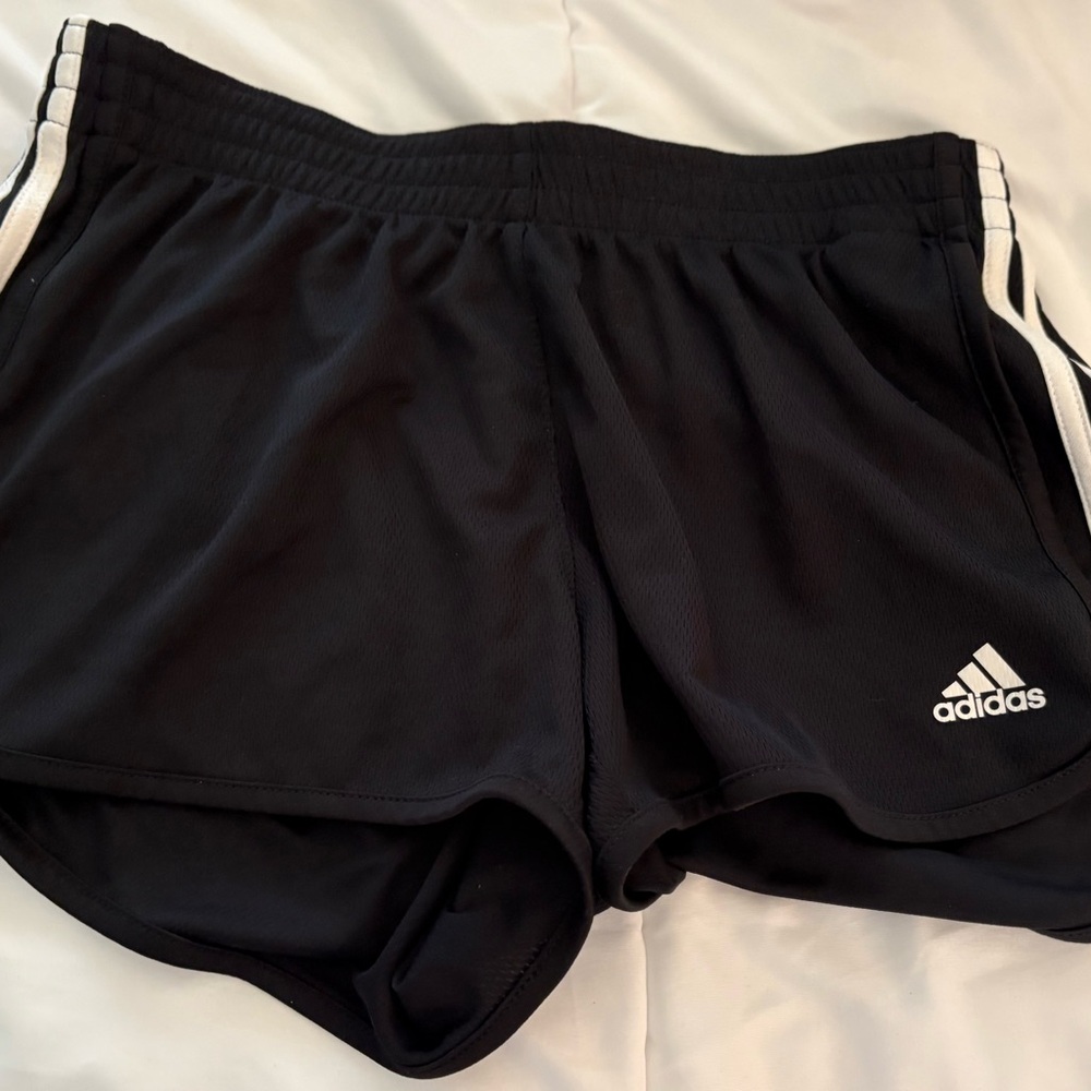 Adidas Black Athletic Shorts Lightweight Design